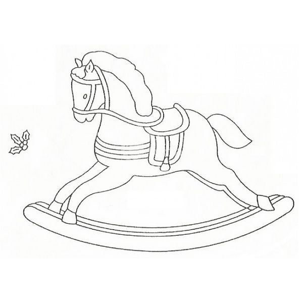 Печворк Конячка-качалка Rocking Horse фото