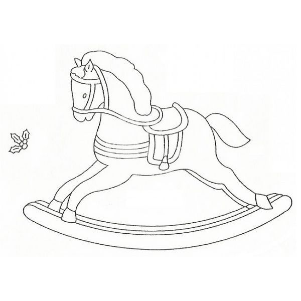 Печворк Конячка-качалка Rocking Horse фото