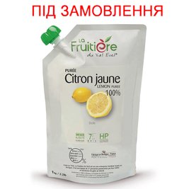 Пюре з лимона La Fruitière без додавання цукру, 1кг (під замовлення) 3011013004 фото