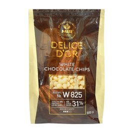 Шоколад белый W825 31% Delice D’or, 500гр W825 фото