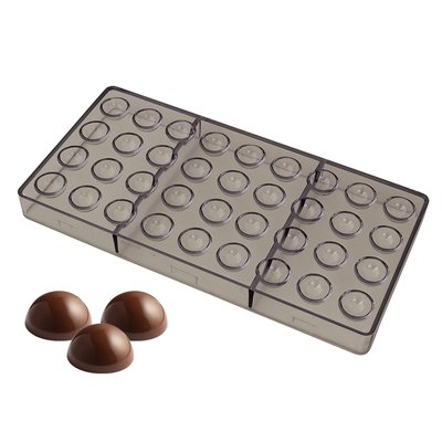 Поликарбонатная форма для шоколада Полусфера 36шт 652-36 фото