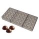 Полікарбонатна форма для шоколаду Півсфера 36шт: Молди