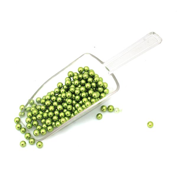 Металізовані перли Buratti Зелені 5мм (50гр) 007534 фото