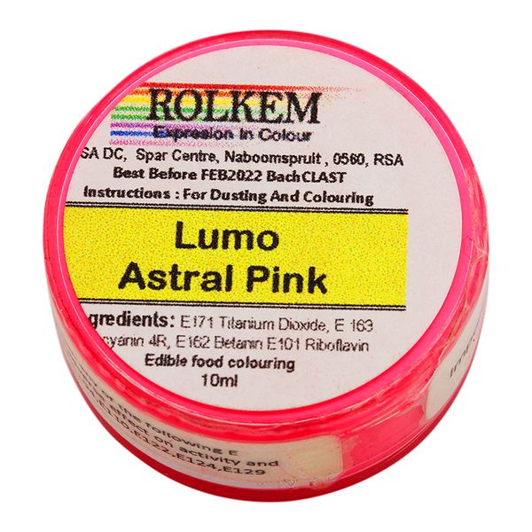 Сухий барвник Rolkem Lumo Astral Pink 10CLAST фото
