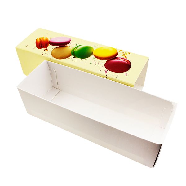 Коробка-футляр Macarons Светло-желтая 17х5,5х5см (5шт) lp60::3 фото