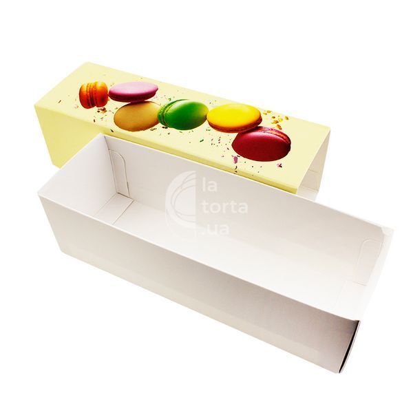 Коробка-футляр Macarons Светло-желтая 17х5,5х5см (5шт) lp60::3 фото