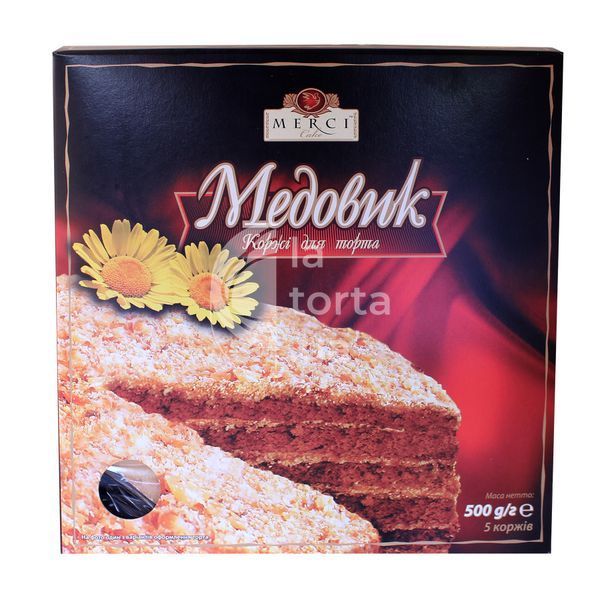 Коржи для торта Медовик, 5шт 490058 фото