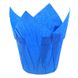 Набор форм для кексов Тюльпан с бортом Синий, 20шт: Формы для выпечки