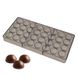 Полікарбонатна форма для шоколаду Півсфера 32шт: Молди