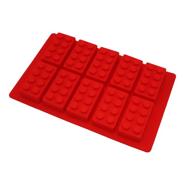 Силиконовая форма для шоколада и карамели Лего (большая) 2045/005 фото