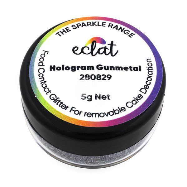 Блискітки Eclat Hologram Gunmetal 280829 фото