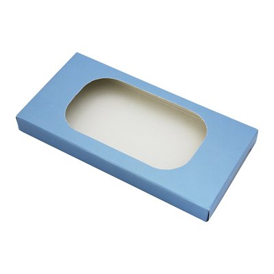 Коробка для плитки шоколаду Блакитна (5шт) lp42::1 фото