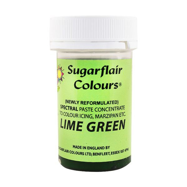 Гелевый краситель Sugarflair Зеленый лайм (Lime green) A141 фото