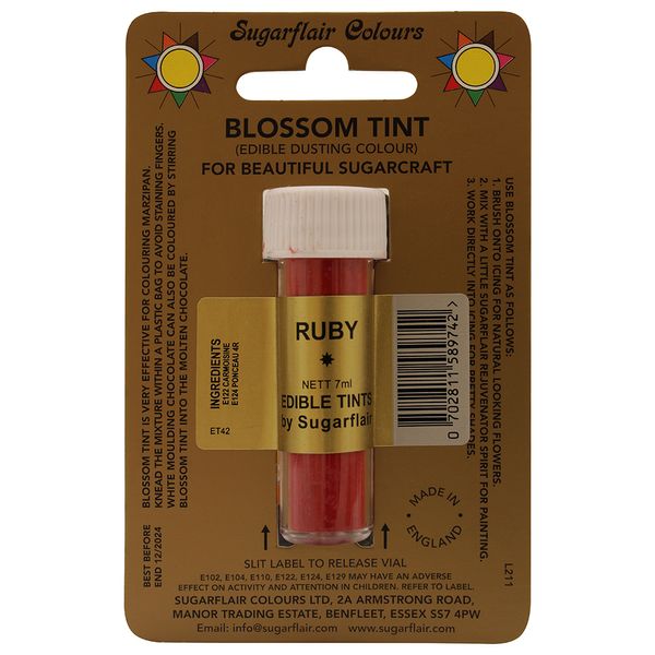 Цветочная пыльца Sugarflair Рубин (Ruby) D117 фото