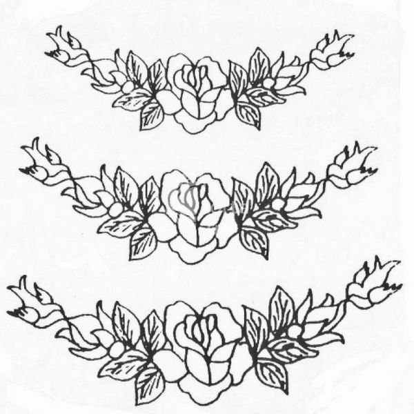 Печворк Гірлянди троянд Rose Garland set фото