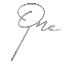 Дзеркальний топер One (срібло) Т017::58 фото