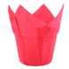 Набор форм для кексов Тюльпан с бортом Розовый, 20шт: Формы для выпечки