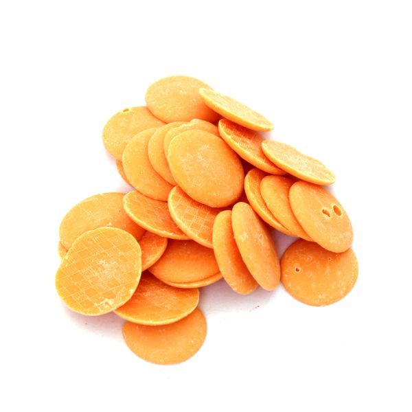 Шоколадные диски апельсиновые (глазурь кондитерская), 15кг (под заказ) 50-111-15 фото