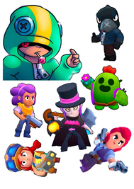 Сахарная картинка Brawl Stars №6 20х30см 028028/pr603 фото