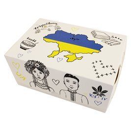 Універсальна коробка Київ 18x12x8см (5шт) 494::7 фото