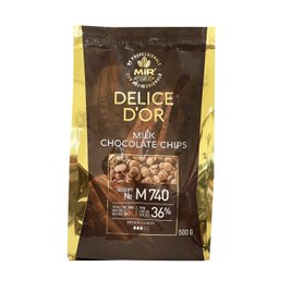 Шоколад молочний 36% Delice D’or, 500гр M740 фото