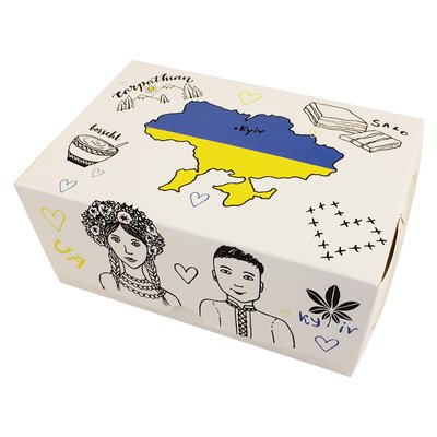 Универсальная коробка Киев 18x12x8см (5шт) 494::7 фото
