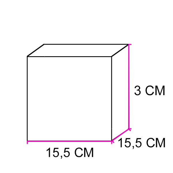Коробка для цукерок Чобіток на 16шт, 15,5x15,5x3см (5шт) 824 фото