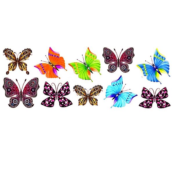 Вафельная картинка Бабочки тропические 7х20 wk57 фото