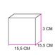 Коробка для цукерок Чобіток на 16шт, 15,5x15,5x3см (5шт): Сервірування та пакування