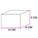 Коробка для макаронс 14х6см Рожева із серцями (5шт): Сервірування та пакування