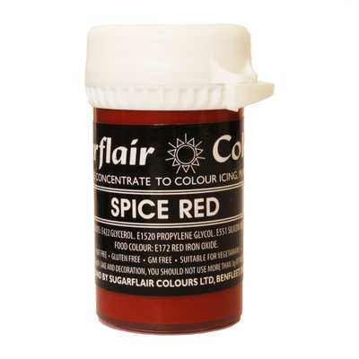 Гелевый краситель Sugarflair Spice red A328 фото