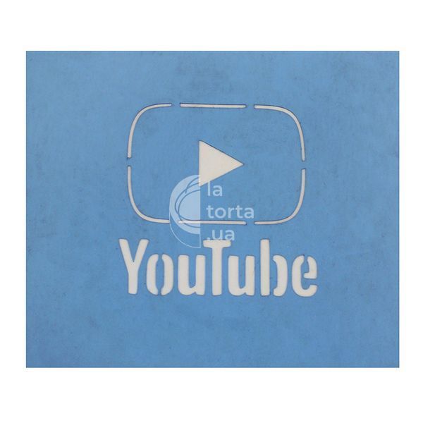 Виїмка + трафарет для пряників YouTube Т070-2709 фото