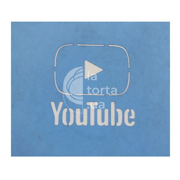 Виїмка + трафарет для пряників YouTube Т070-2709 фото