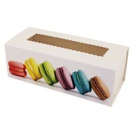 Коробка для макаронс 14х6см Macaroon (5шт) 835::11 фото