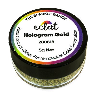Блёстки Eclat Hologram Gold 280818 фото