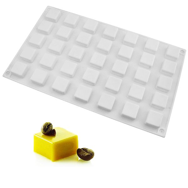 Силіконова форма для євро-десертів Micro Square 2512 фото