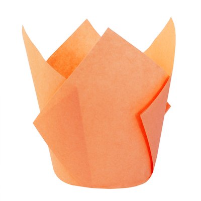 Паперова форма для кексів Тюльпан - Персикові, 160шт ТЛ-1::peach фото