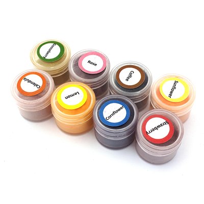 Набір барвників сухих натуральних Food Colours, 8шт по 3гр NAT-P-01 фото