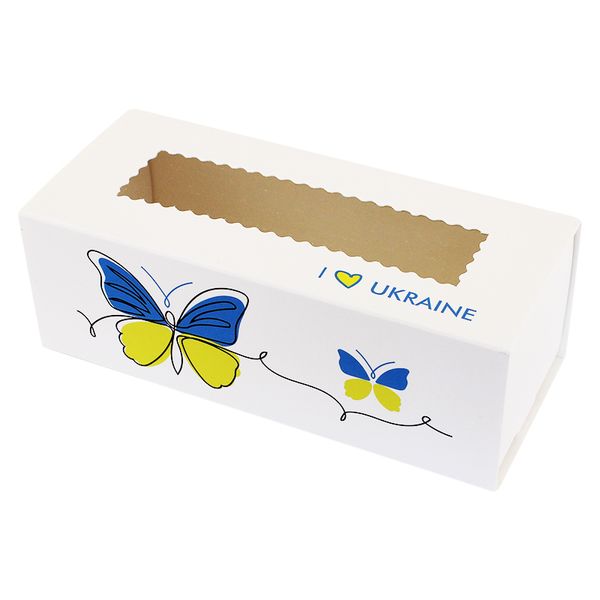 Коробка для макаронс 14х6см Україна (5шт) 835::9 фото