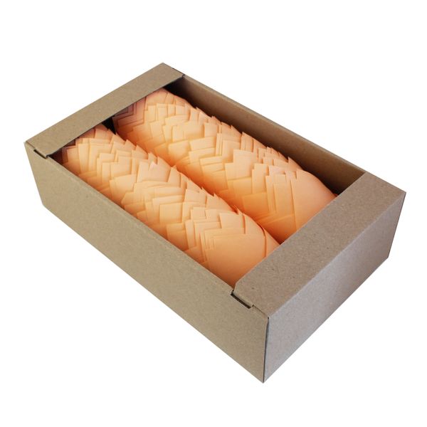 Бумажная форма для кексов Тюльпан - Персиковые, 160шт ТЛ-1::peach фото