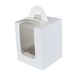 Коробка для 1 кексу Біла 10х8,2х8,2см (5шт): Сервірування та пакування