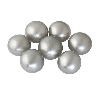 Желейні міні кульки срібні (7шт) 11182 фото