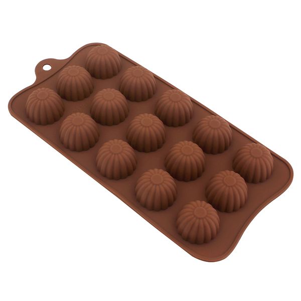 Силіконова форма для шоколаду і карамелі Маргаритки 2769 фото