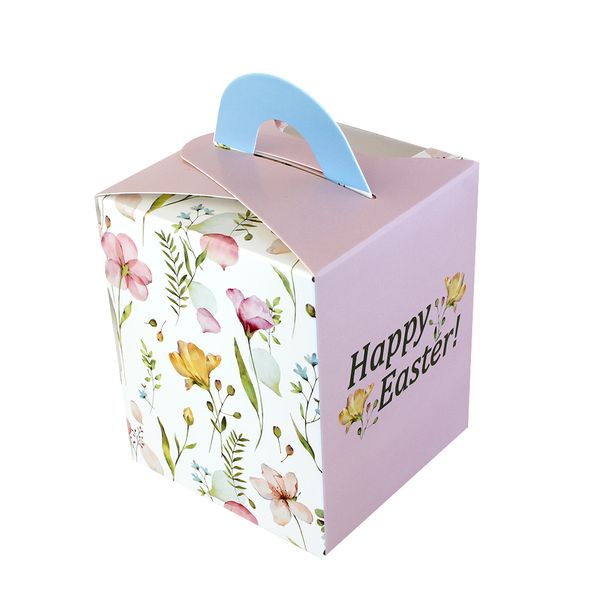 Коробка для 1 кексу Щасливого Великодня 10х8,2х8,2см (5шт) 00144::1 фото