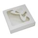 Коробка для пряников 12х12см Белая/Молочная с окном Бабочка (5шт): Сервировка и упаковка
