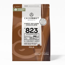 Шоколад молочний Callebaut 33,6%, 2,5кг 823-E4-U71 фото