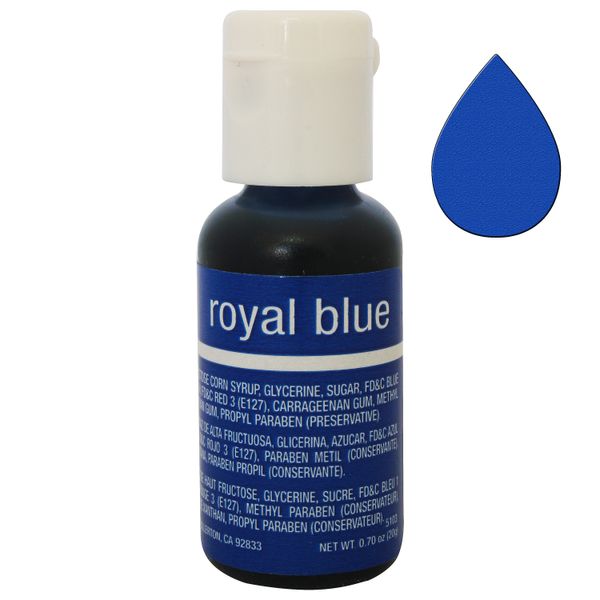 Гелевый краситель Chefmaster Liqua-Gel Royal Blue 5103 фото