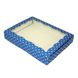Коробка для пряников 15х20см Синяя в горошек (5шт): Сервировка и упаковка