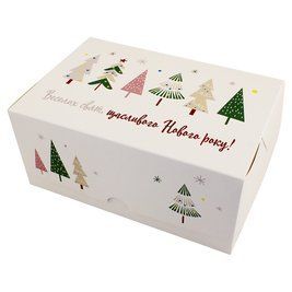 Універсальна коробка Щасливого Нового Року! 18x12x8см (5шт) 494::6 фото