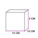 Коробка для пряників 15х15см Рожева з вікном Метелик (5шт): Сервірування та пакування